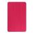 Capa Smart Cover Tablet Samsung Galaxy Tab A6 A7 7" SM- T285 / T280 + Película de Vidro Rosa-escuro