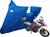 Capa Sob Medida Moto Suzuki V-Strom 650 1000 Top Case Bau Azul