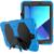 Capa Survivor Anti-shock Para Tablet Samsung Galaxy Tab S3 9.7" SM- T825 / T820 Azul claro