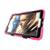Capa Survivor Resistente Para Tablet Galaxy Tab E 9.6" SM-T560 / T561 / P560 / P561 Rosa-escuro