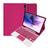 Capa Tab S7 Fe 12.4 Case Smart com Teclado e Touchpad Colorido Anti Impacto Premium Pink