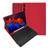 Capa Tab S7 Plus 12. 4 Case Smart Com Teclado Touchpad Magnético Anti Impacto Premium Vermelha