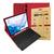 Capa Tab S8 Plus 12. 4 Case Com Teclado e Touchpad + Pelicula de Vidro Premium Vermelha
