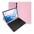 Capa Tab S8 Plus 12.4 Case Smart com Teclado Touchpad Magnético Anti Impacto Premium Rosa Claro