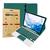 Capa Tab S8 Plus 12.4 Teclado Touchpad Colorido Anti Impacto + Pelicula de Vidro Verde Militar