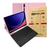 Capa Tab S9 Plus 12.4 Case Smart Teclado Touchpad Anti Impacto + Pelicula de Vidro Rosa Claro