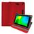 Capa Tablet Multilaser M9 M9S Go Case M9 9 Polegadas Giratória Anti Impacto Encaixe Perfeito Durável Vermelha