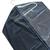 Capa TNT Protetora De Roupas e Ternos Preta Com Plástico Transparente Tamanho M 61x105cm Preto