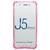 Capa Transparente Compatível Com Samsung J5 Prime Rosa