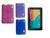 Capa Transparente Tablet M7s Go M7s Lite + Película Vidro M7 Multilaser 7 polegadas Azul