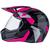 Capacete 3 Sport Bieffe Pala Tipo Cross Masculino Feminino PRETO-BRILHO-ROSA