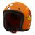 Capacete Aberto Custom Masculino Vintage Etceter Sucker Fosco Old School Harley Chopper LARANJA