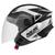 Capacete Aberto de Moto Pro Tork New Liberty 3 Pro Brilhante PRETO - CINZA