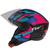 Capacete Aberto FW3 Open Up Fox Novo Lançamento Masculino Feminino  Azul e Rosa