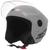 Capacete Aberto Moto Pro Tork New Liberty 3 Feminino Masculino Vis. Cristal Prata