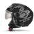 Capacete Aberto Para Motociclista Pro Tork New Atomic Highway Dreams Fosco Feminino Masculino Urban PRETO FOSCO