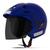 Capacete Aberto Pro Tork Atomic Vis. Fume AZUL