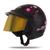 Capacete Aberto Pro Tork Liberty Three For Girls Vis. Dourada PRETO