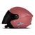 Capacete Aberto Pro Tork New Liberty Three Elite Viseira Fumê ROSA