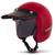 Capacete Aberto Seguro Proteção Moto Pro Tork Liberty Compact Solid VERMELHO