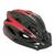 Capacete Adulto com Led 16 Aberturas de Ar Ciclismo Preto, Vermelho