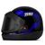 Capacete Adulto Modelo Sport Moto 788 Automático Viseira Fumê Pro Tork  AZUL