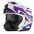 Capacete Articulado Masculino Feminino Pro Tork Robocop Attack Evo Fosco BRANCO - ROSA