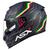 Capacete ASX/ Axxis Eagle  Vibes Fosco Preto Colors Cinza