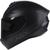 Capacete asx draken solid preto fosco PRETO FOSCO