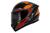 Capacete Axxis Esportivo Moto Preto Fosco Lançamento Draken RED B5