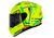 Capacete Axxis Segment Mandala Amarelo Fluorescente Esportivo Moto Motociclista Amarelo Brilhante