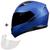 Capacete Bieffe B-40 Masculino Feminino Lançamento + Viseira Fumê Azul Metalizado