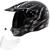 Capacete Bieffe Moto Cross 3 Sport Flag EUA Combo Masculino Feminino + Viseira Fumê Preto Fosco e Prata