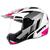 Capacete Bieffe Motocross Masculino Feminino Esportivo Moto Lançamento Branco e Pink