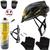 Capacete Bike Tsw Ciclismo Mtb + Garrafa Térmica + Suporte + Sinalizador + Par De Luvas Amarelo tsw raptor 3