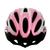 Capacete C/ Sinalizador Led Ciclismo Mtb Rosa Branco Genesi Rosa