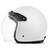 Capacete Café Racer Old School Modelo Custom Etceter Solid Chopper Vintage Retrô Unissex 56 58 60 BRANCO