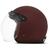 Capacete Café Racer Old School Modelo Custom Etceter Solid Chopper Vintage Retrô Unissex 56 58 60 CANDY RED