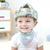 Capacete Chapéu Para Bebê Ajustável Protetor Anti-Colisão De Cabeça Infantil Prevenir Cair Impacto Verde