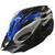 Capacete Ciclismo Led Sinalizador Mtb Azul Preto Bike Deko Azul