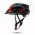 Capacete ciclismo tsw raptor 3 c/ led preto/vermelho Vermelho