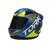 Capacete cofre tork edition mini brilhante Azul, Amarelo