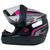 Capacete com Viseira Automatica Novo Lançamento FW3 Masculino Feminino  Rosa