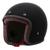 Capacete Custom Etceter Solid Special Aberto Para Moto PRETO FOSCO