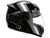 Capacete de Moto Articulado Mixs Helmets Gladiator Super Speed Cinza e Vermelho Tamanho 56 Cinza
