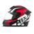 Capacete de Moto Fechado Feminino Masculino Mixs Mx2 Fokker Storm Brilhante Com Aerofólio VERMELHO