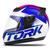 Capacete de Moto Fechado Masculino Feminino Pro Tork Liberty Evolution G7 Brilhante AZUL - ROSA