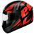 Capacete de Moto Fechado Peels Esportivo Moto Masculino Feminino Preto Brilho com Vermelho