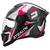 Capacete de Moto Fechado Pro Tork Stealth Concept Esportivo Masculino Feminino Com Narigueira BRANCO - ROSA