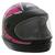 Capacete de Moto Interlagos 60  239069 Preto com rosa